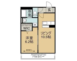 リーフ ニシヤマ【1階】の間取り